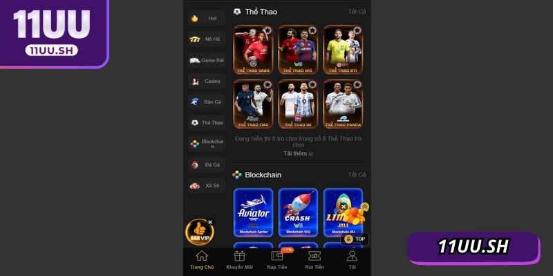 Thể thao 11UU luôn là lựa chọn số một cho cược thủ